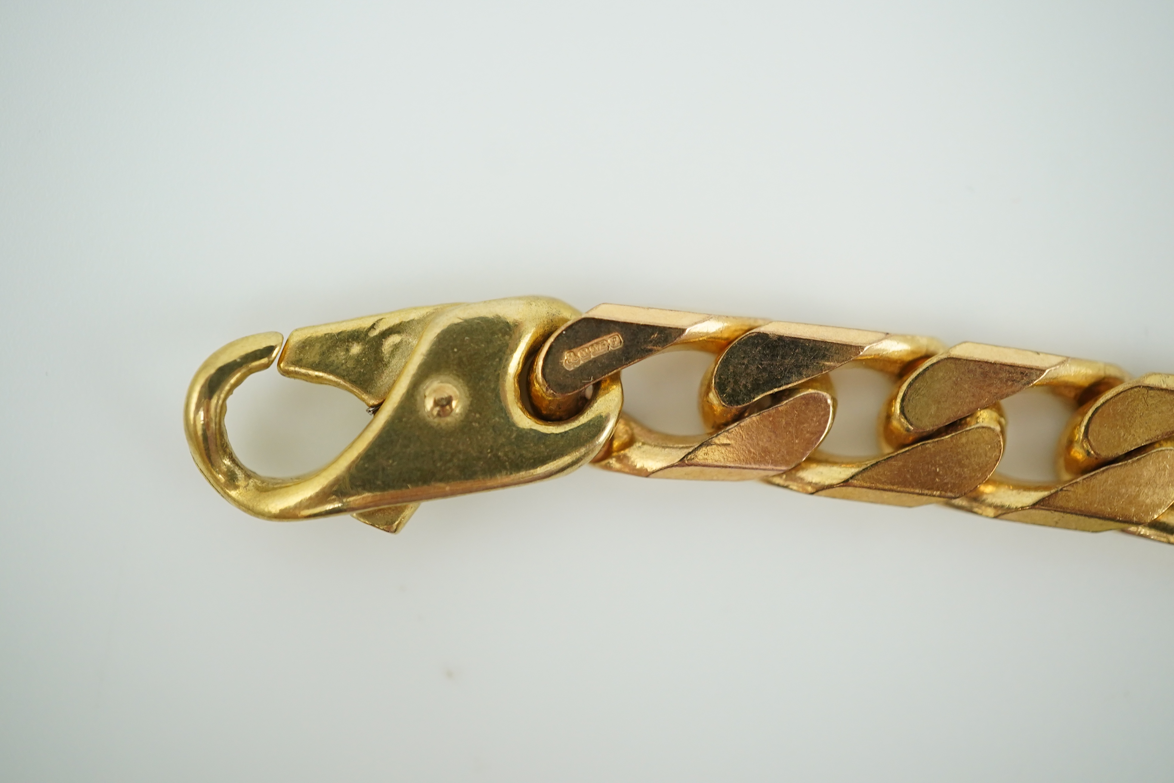 A 9ct gold bracelet, circa 1989